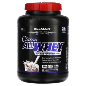 Thực phẩm chức năng ALLMAX Classic AllWhey 100% Whey Protein Source Cookies & Cream 5 lbs. (2.27 kg) 665553225159