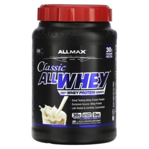 Thực phẩm chức năng ALLMAX Classic AllWhey 100% Whey Protein Vanilla 2 lbs (907 g) 665553225081