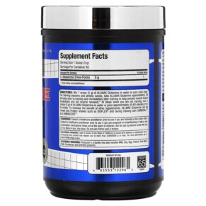 Thành phần vi chất của ALLMAX Glutamine 14.11 oz (400 g) 665553122960