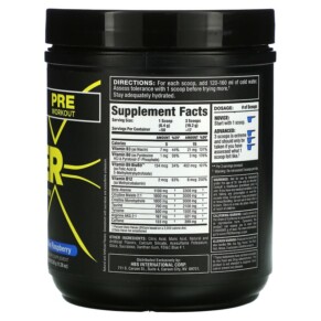 Thành phần vi chất của ALLMAX Igniter Pre-Workout Blue Raspberry 11.28 oz (320 g) 665553228976