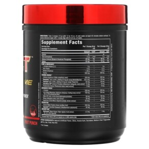 Thành phần vi chất của ALLMAX IMPACT Igniter Xtreme Pre-Workout Fruit Punch 12.7 oz (360 g) 665553229324