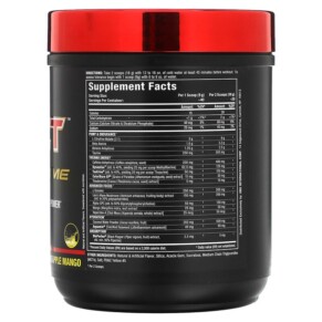 Thành phần vi chất của ALLMAX IMPACT Igniter Xtreme Pre-Workout Pineapple Mango 12.7 oz (360 g) 665553229331