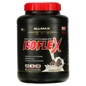 Thực phẩm chức năng ALLMAX Isoflex Pure Whey Protein Isolate Cookies & Cream 5 lb (2.27 kg) 665553225234