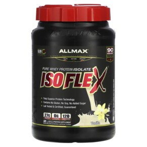 Thực phẩm chức năng ALLMAX Isoflex Pure Whey Protein Isolate Vanilla 2 lbs (907 g) 665553121222