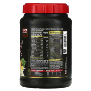 Thành phần vi chất của ALLMAX Isoflex Pure Whey Protein Isolate (WPI Ion-Charged Particle Filtration) Pineapple Coconut 2 lbs (907 g) 665553224923