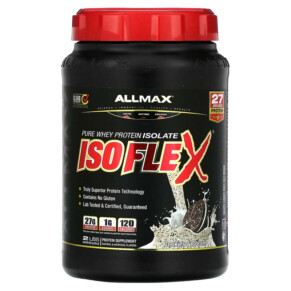 Thực phẩm chức năng ALLMAX Isoflex Whey Protein Isolate Cookies & Cream 2 lbs (907 g) 665553225227