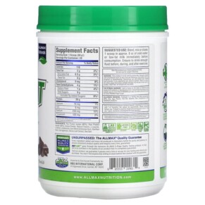Thành phần vi chất của ALLMAX ISOPLANT Plant Protein Isolate Chocolate 132 lbs (600 g) 665553229614