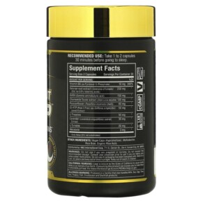 Thành phần vi chất của ALLMAX Lights Out Sleep 60 Capsules 665553228228