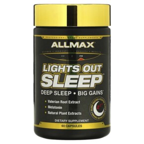 Thực phẩm chức năng ALLMAX Lights Out Sleep 60 Capsules 665553228228