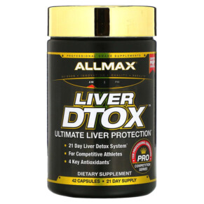 Thực phẩm chức năng ALLMAX Liver Dtox Ultimate Liver Protection 42 Capsules 665553224466