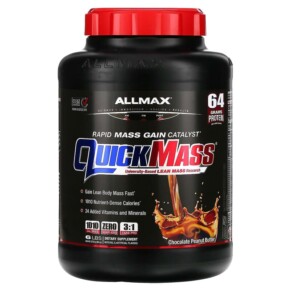 Thực phẩm chức năng ALLMAX QuickMass Rapid Mass Gain Catalyst Chocolate Peanut Butter 6 lbs (2.72 kg) 665553225968