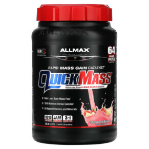 Thực phẩm chức năng ALLMAX QuickMass Rapid Mass Gain Catalyst Strawberry-Banana 3.5 lbs (1.59 kg) 665553229843