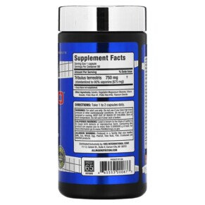 Thành phần vi chất của ALLMAX TribX90 750 mg 90 Capsules 665553200873