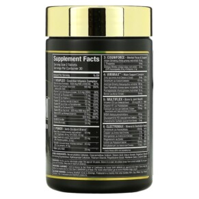 Thành phần vi chất của ALLMAX Vitaform Premium Multi-Vitamin For Men 60 Tablets 665553202143
