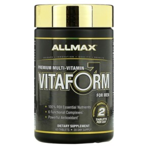 Thực phẩm chức năng ALLMAX Vitaform Premium Multi-Vitamin For Men 60 Tablets 665553202143