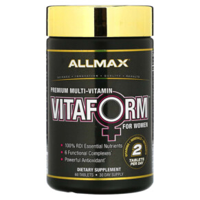 Thực phẩm chức năng ALLMAX Vitaform Premium Multi-Vitamin For Women 60 Tablets 665553228808