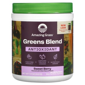 Thực phẩm chức năng Amazing Grass Green Blend Antioxidant Sweet Berry 7.4 oz (210 g) 829835000791