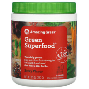 Thực phẩm chức năng Amazing Grass Green Superfood Berry 8.5 oz (240 g) 829835937004