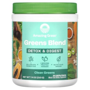 Thực phẩm chức năng Amazing Grass Greens Blend Detox & Digest 7.4 oz (210 g) 829835004737