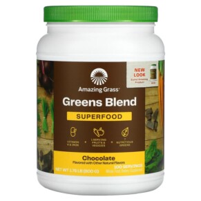 Thực phẩm chức năng Amazing Grass Greens Blend Superfood Chocolate 1.76 lb (800 g) 829835000555
