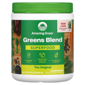 Thực phẩm chức năng Amazing Grass Greens Blend Superfood The Original 8.5 oz (240 g) 829835931002