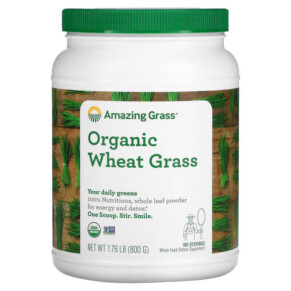 Thực phẩm chức năng Amazing Grass Organic Wheat Grass 1.76 lb (800 g) 829835000524