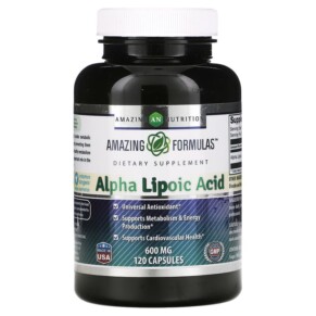 Thực phẩm chức năng Amazing Nutrition Alpha Lipoic Acid 600 mg 120 Capsules 810180021265