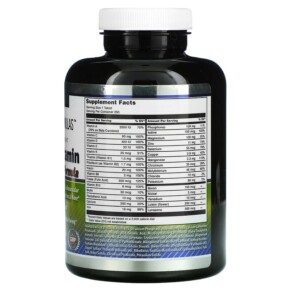 Thành phần vi chất của Amazing Nutrition Daily Multivitamin 250 Tablets 819209026861