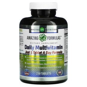 Thực phẩm chức năng Amazing Nutrition Daily Multivitamin 250 Tablets 819209026861