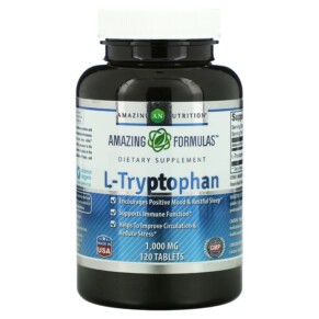 Thực phẩm chức năng Amazing Nutrition L-Tryptophan 1.000 mg 120 Tablets 819209021958