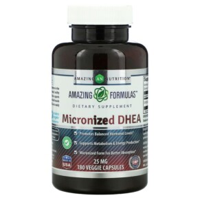 Thực phẩm chức năng Amazing Nutrition Micronized DHEA 25 mg 180 Veggie Capsules 810180022507