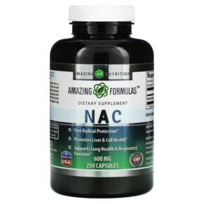 Thực phẩm chức năng Amazing Nutrition NAC 600 mg 250 Capsules 810180026192