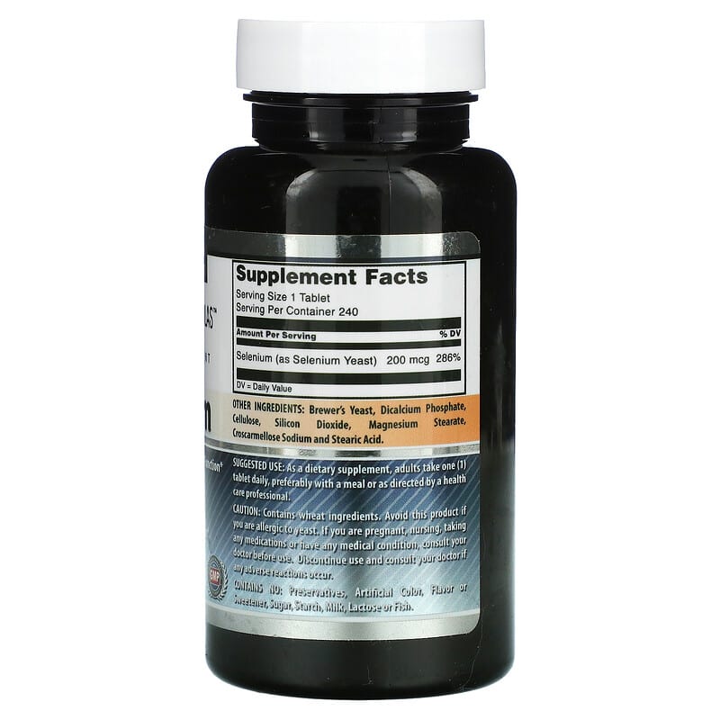 Amazing Nutrition Selenium 200 mcg 240 Tablets 2 Thành phần vi chất của Amazing Nutrition Selenium 200 mcg 240 Tablets 810180021982