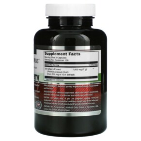 Thành phần vi chất của Amazing Nutrition Tart Cherry 3.500 mg 200 Capsules 819209027431