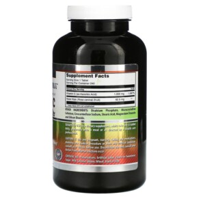 Thành phần vi chất của Amazing Nutrition Vitamin C with Rose Hips 1.000 mg 240 Tablets 810180023610
