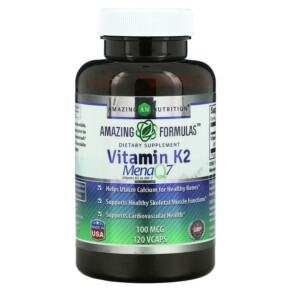 Thực phẩm chức năng Amazing Nutrition Vitamin K2 100 mcg 120 VCaps 810180021289