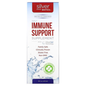 Thực phẩm chức năng American Biotech Labs Silver Biotics Daily Immune Support Supplement with SilverSol Technology 16 fl oz (473 ml) 831060001160