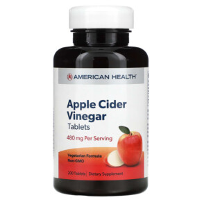 Thực phẩm chức năng American Health Apple Cider Vinegar 240 mg 200 Tablets 076630029414