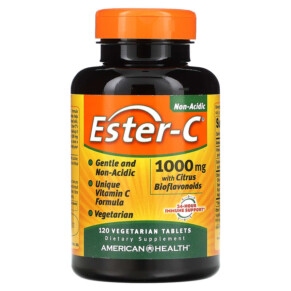 Thực phẩm chức năng American Health Ester-C with Citrus Bioflavonoids 1.000 mg 120 Vegetarian Tablets 076630169820
