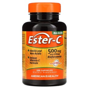 Thực phẩm chức năng American Health Ester-C with Citrus Bioflavonoids 250 mg 120 Capsules 076630169615