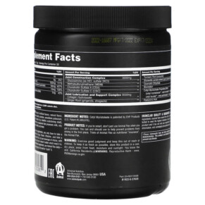 Thành phần vi chất của Animal Flex Powder Orange 11.96 oz (339 g) 039442032812