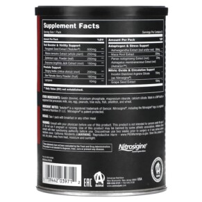 Thành phần vi chất của Animal TNT+ Comprehensive Test Health & Performance Pack 30 Packs 039442039712