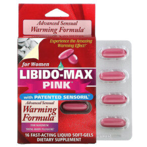 Thực phẩm chức năng Applied Nutrition Libido-Max Pink For Women 16 Fast-Acting Liquid Soft-Gels 710363580148