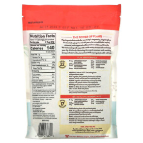 Thành phần vi chất của Arrowhead Mills Organic Flax Seeds Gluten Free 1 lb (453 g) 074333476849