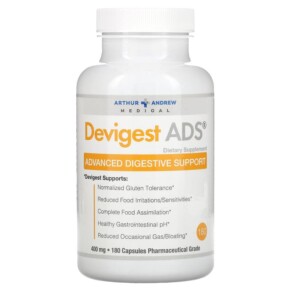 Thực phẩm chức năng Arthur Andrew Medical Devigest ADS Advanced Digestive Support 400 mg 180 Capsules 855571001280
