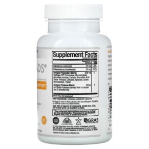 Thành phần vi chất của Arthur Andrew Medical Devigest ADS Advanced Digestive Support 400 mg 90 Capsules 855571001273
