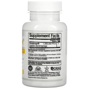 Thành phần vi chất của Arthur Andrew Medical Floraphage Probiotic Multiplier 30 Capsules 855571001761