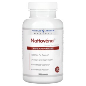Thực phẩm chức năng Arthur Andrew Medical Nattovena Pure Nattokinase 180 Capsules 855571001754