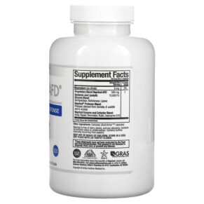 Thành phần vi chất của Arthur Andrew Medical Neprinol AFD Advanced Fibrin Defense 500 mg 300 Capsules 855571001006