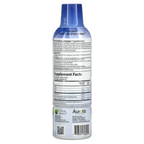 Thành phần vi chất của Aurora Nutrascience Mega-Liposomal CoQ10/PQQ+ Organic Fruit 16 fl oz (480 ml) 628504648025